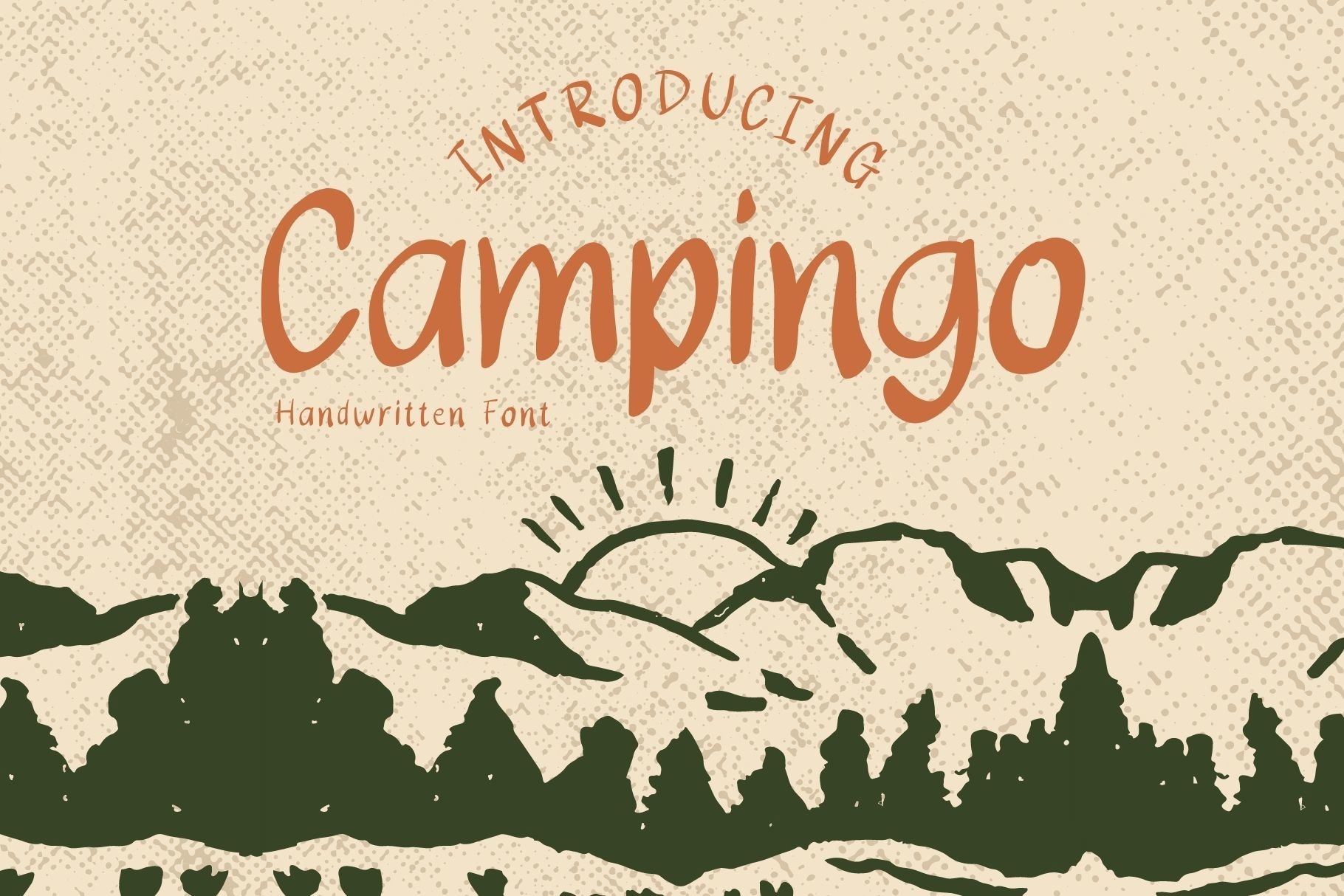 Campingo font preview image #3